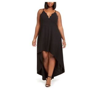 ***New w/ tags*** {Speechless} Hi-Low Spaghetti Strap DRAMA Dress Plus 3X  Black